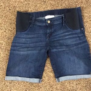Maternity Bermuda Jean Shorts